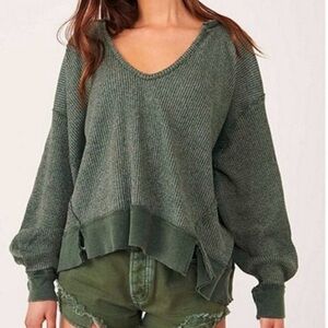 We the free free people buttercup sweater